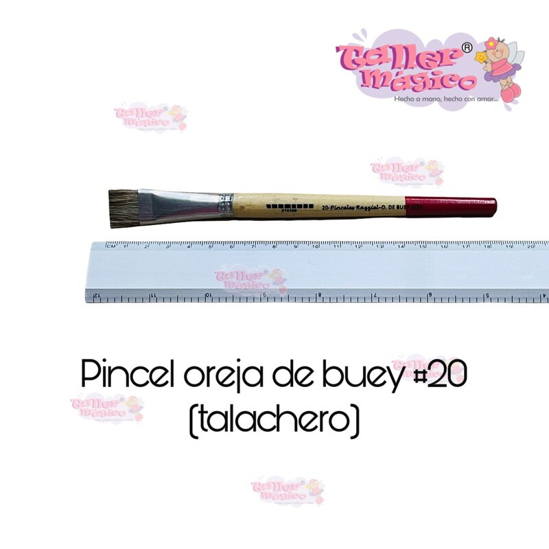 PINCEL OREJA DE BUEY PLANO #20