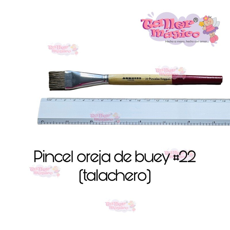 PINCEL OREJA DE BUEY PLANO #22