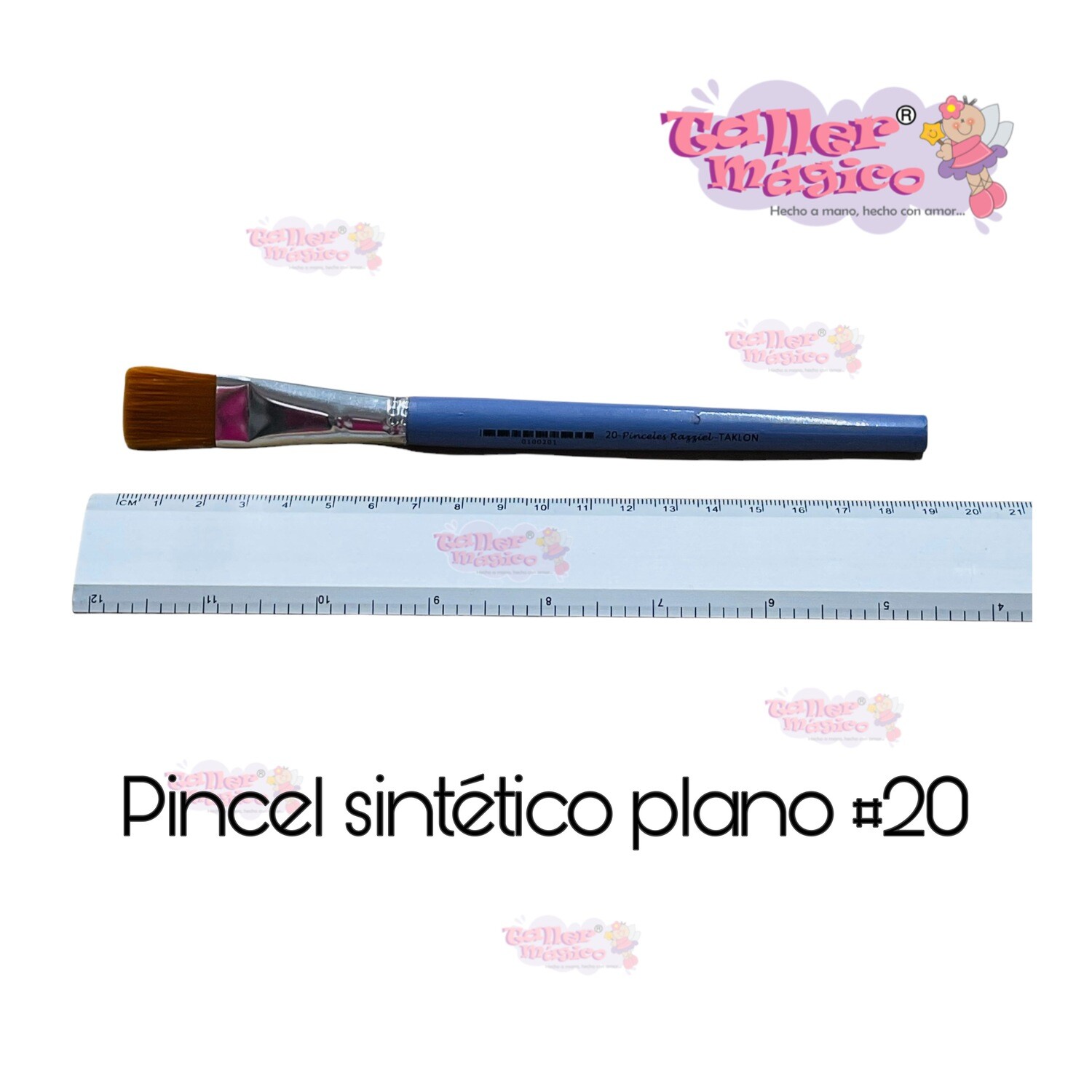 PINCEL SINTETICO PLANO # 20