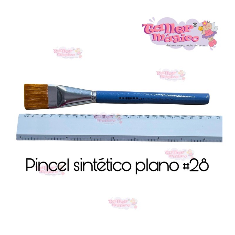 PINCEL SINTETICO PLANO # 28