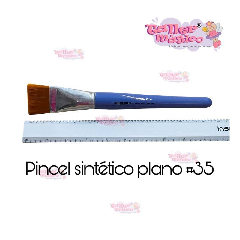 PINCEL SINTETICO PLANO # 35