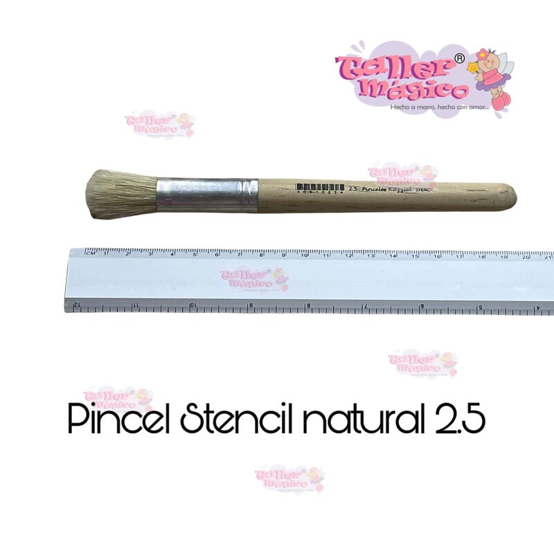 PINCEL STENCIL NATURAL #2.5