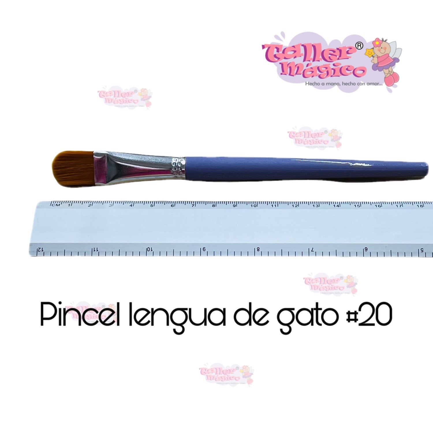 PINCEL LENGUA DE GATO #20