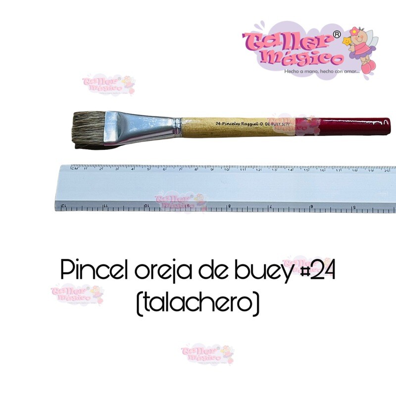 PINCEL OREJA DE BUEY PLANO #24