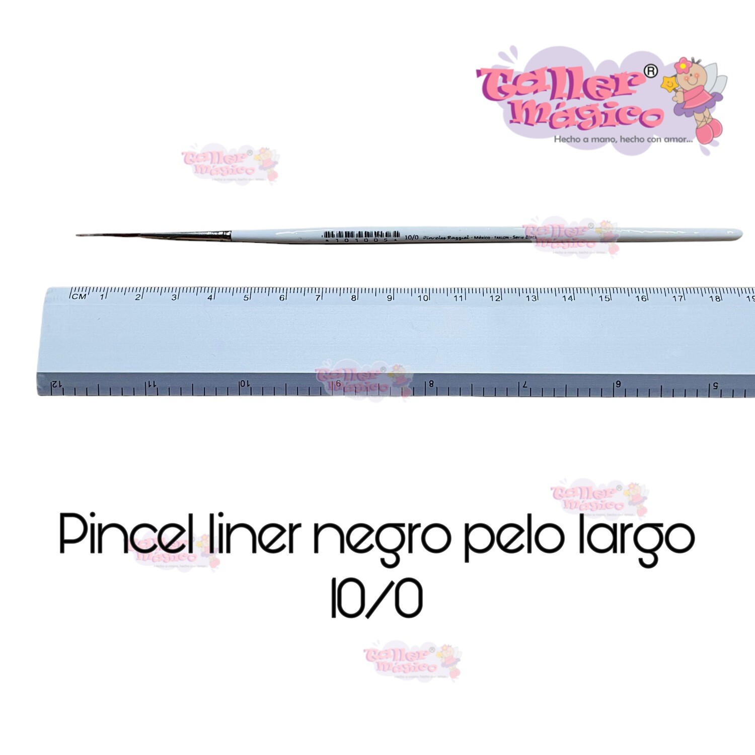 PINCEL LINER PELO NEGRO LARGO 10/0