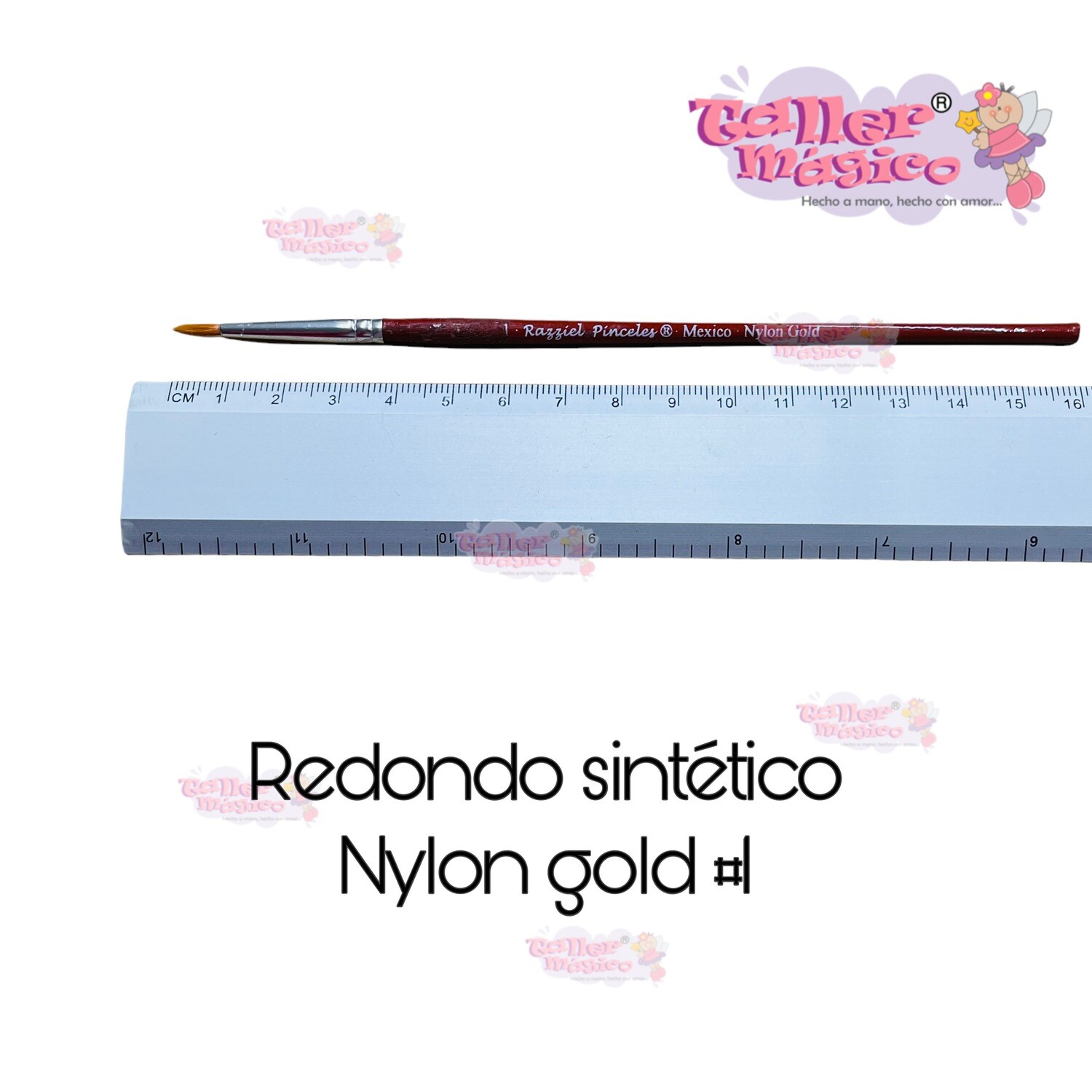 PINCEL LINER NYLON GOLD REDONDO (REDONDO SINTETICO) 1