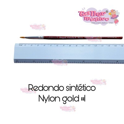 PINCEL LINER NYLON GOLD REDONDO (REDONDO SINTETICO) 1