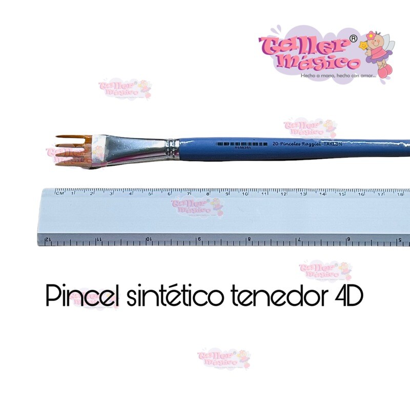 PINCEL TENEDOR 4D PINCEL TENEDOR 4D
