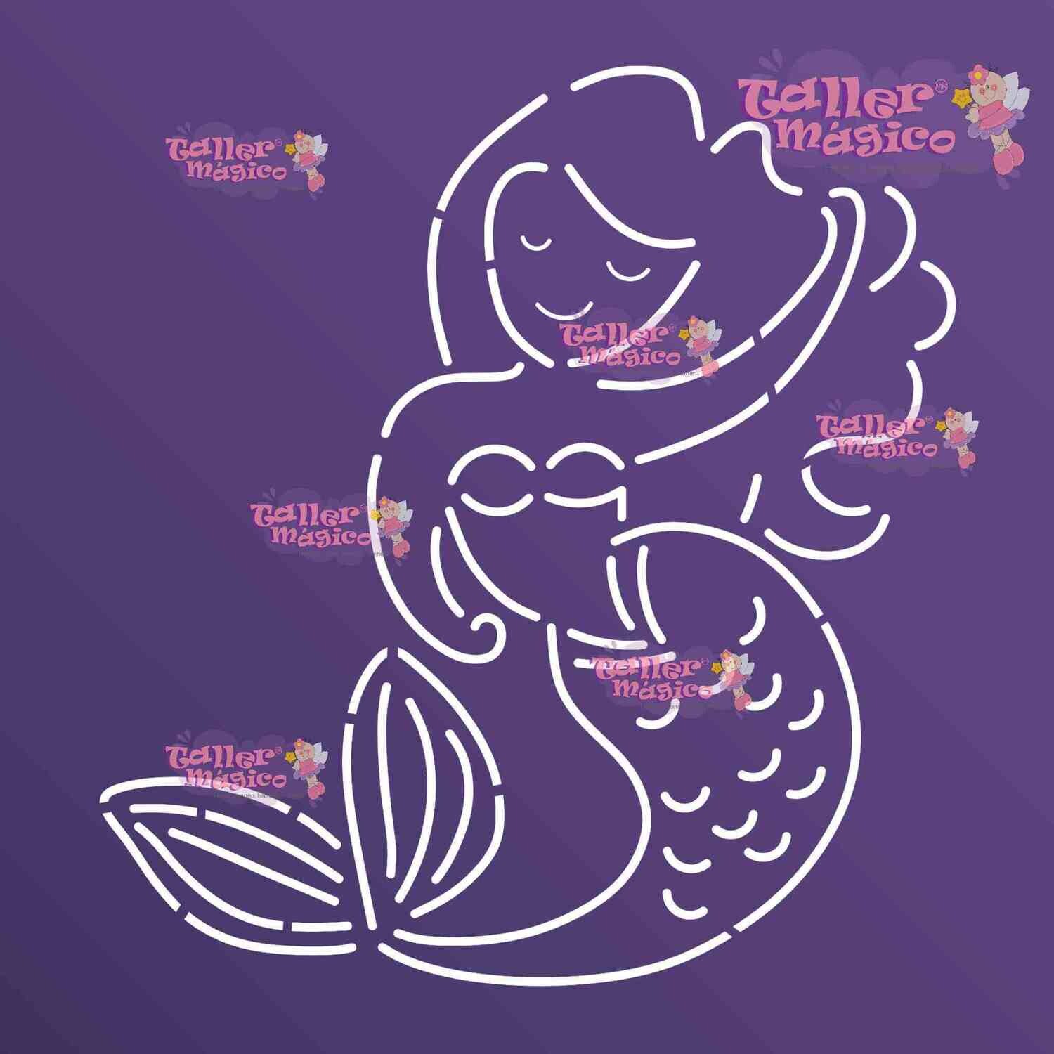 SIRENA VIOLETA 14X14 STSM180