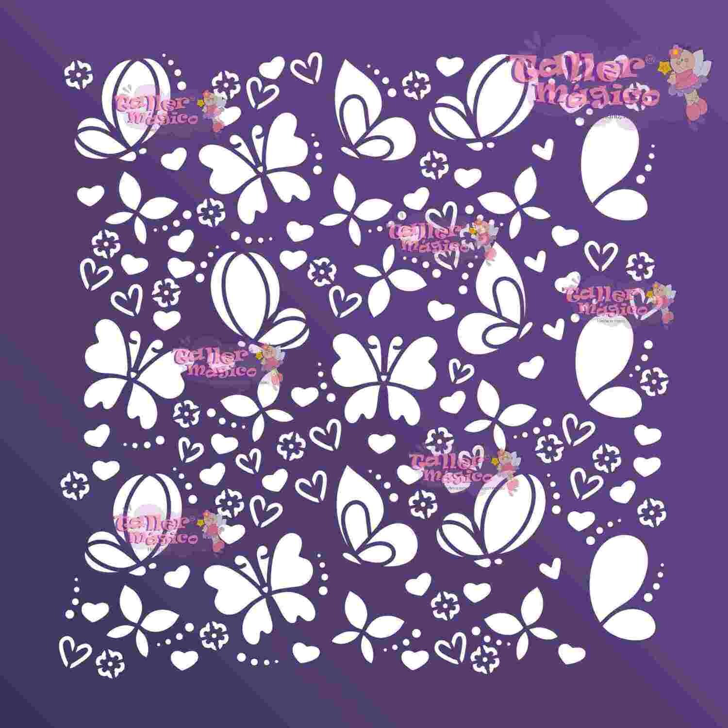 MARIPOSAS IN LOVE  25X25 STSM183