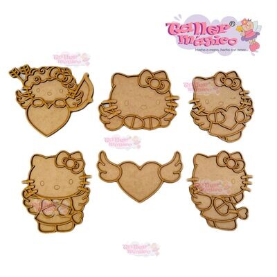 PAQUETE KITTY SNV VITRAL 15CM