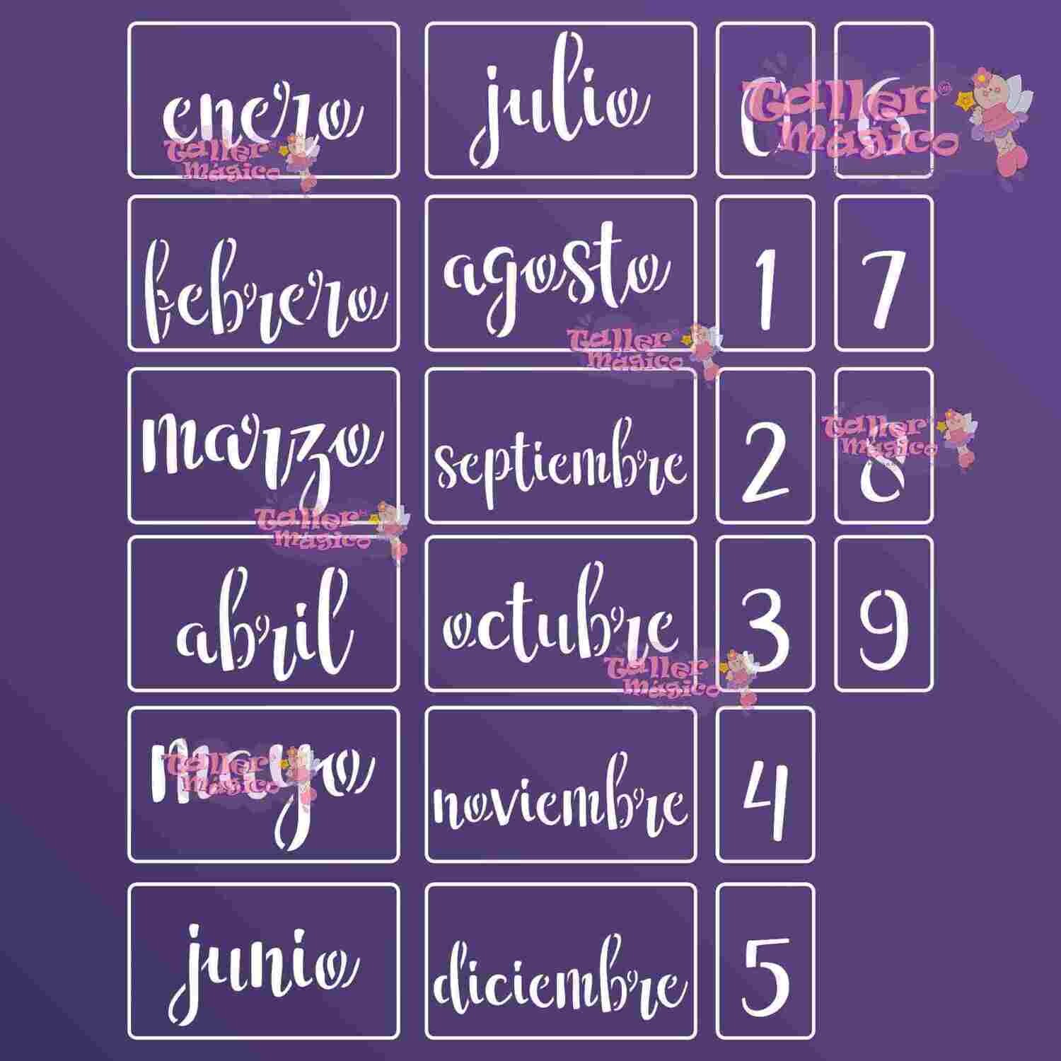 CALENDARIO LETTERING GRANDE STSM191