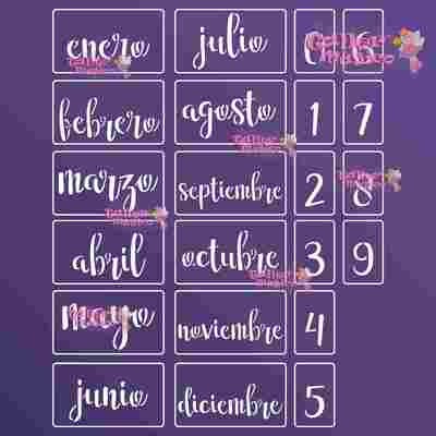 CALENDARIO LETTERING GRANDE STSM191