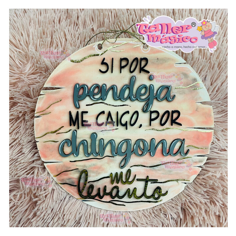 LETRERO SI POR P CAIGO PINTADO