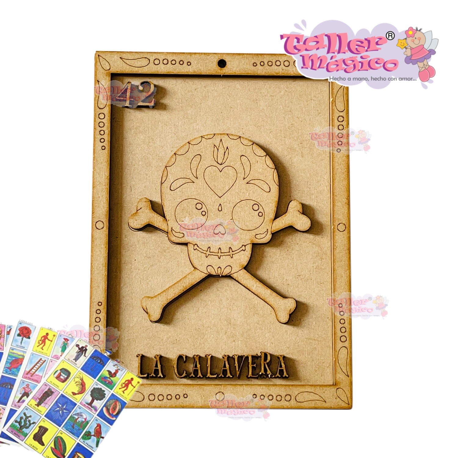 LOTERIA 25CM LA CALAVERA