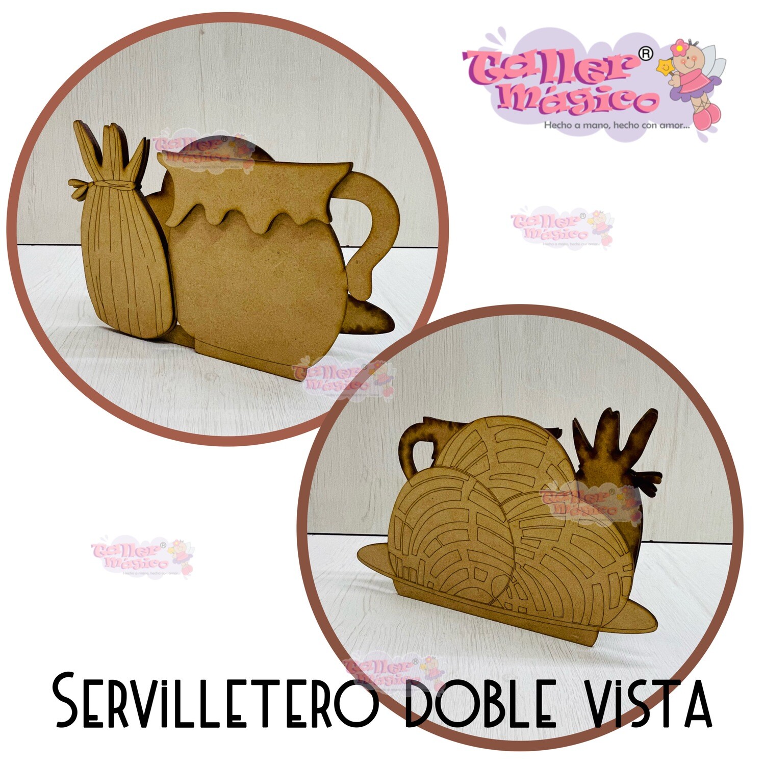 SERVILLETERO CONCHA-TAMAL-JARRITO