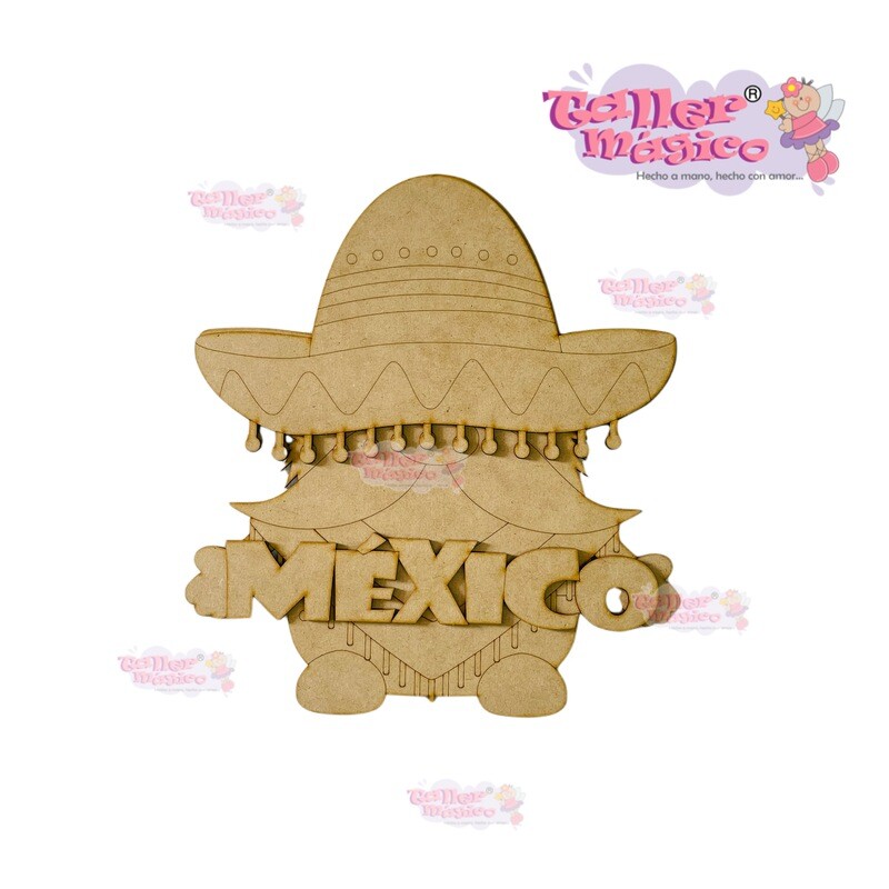 GNOMO SARAPE MEXICO 35CM