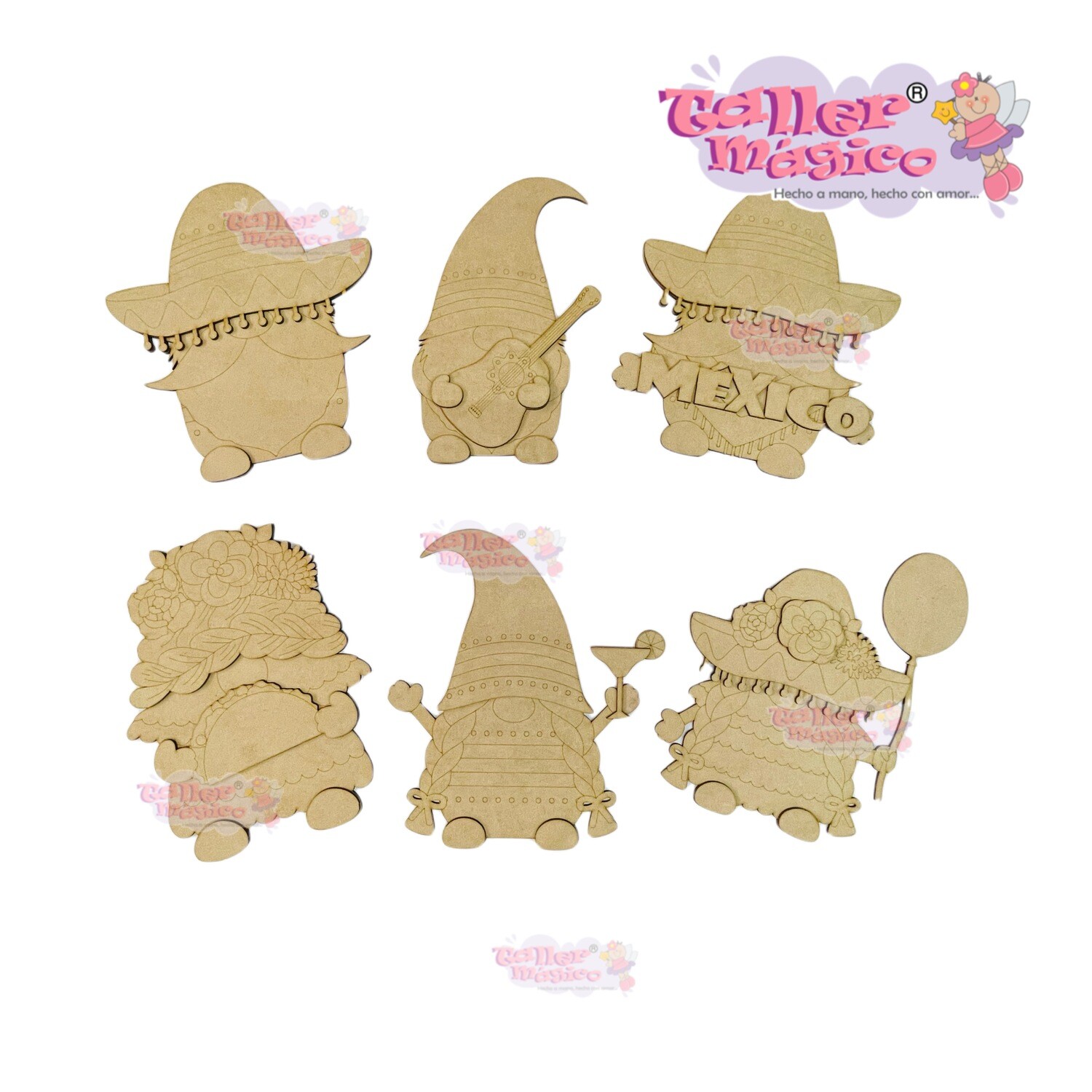 PAQ GNOMOS PATRIOS 25CM