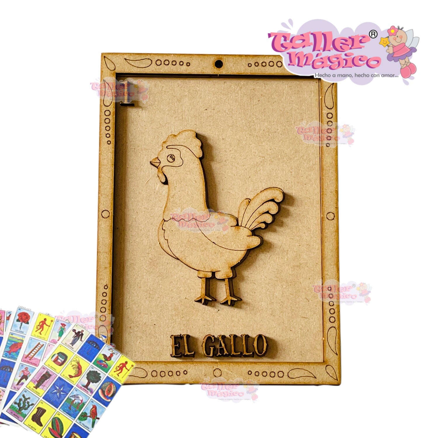 LOTERIA 25CM EL GALLO