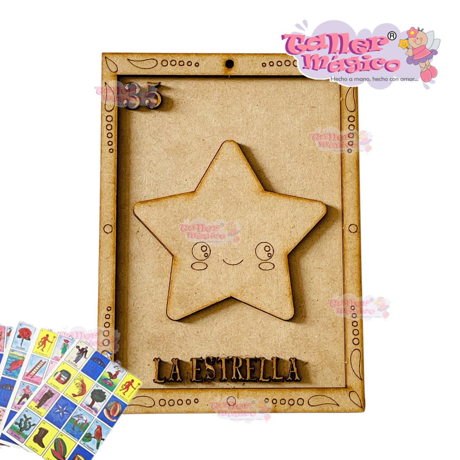 LOTERIA 25CM LA ESTRELLA
