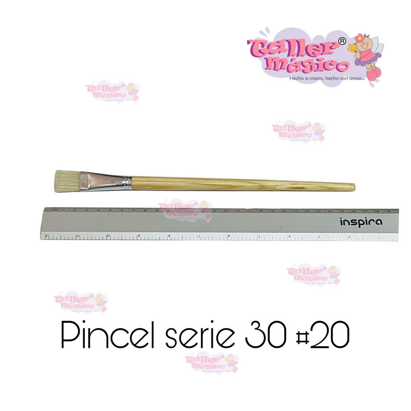 PINCEL DE CERDA SERIE 30 #20