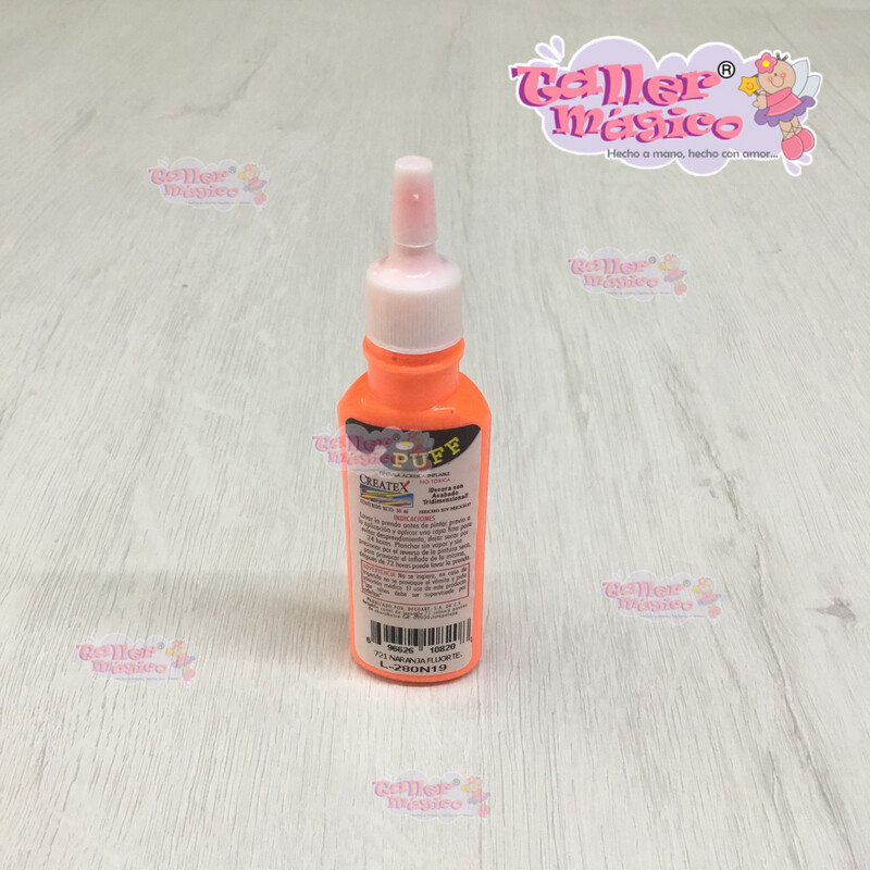 PUFF NARANJA FLUORESCENTE