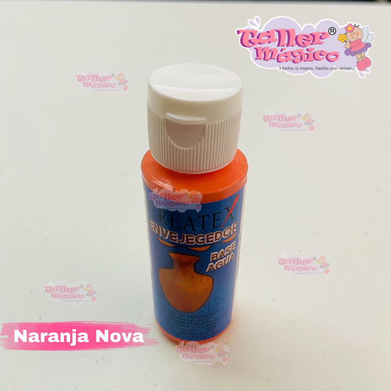 ENVEJECEDOR BASE AGUA NARANJA NOVA