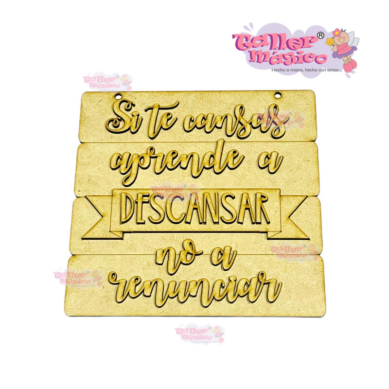 SI TE CANSAS DESCANSA