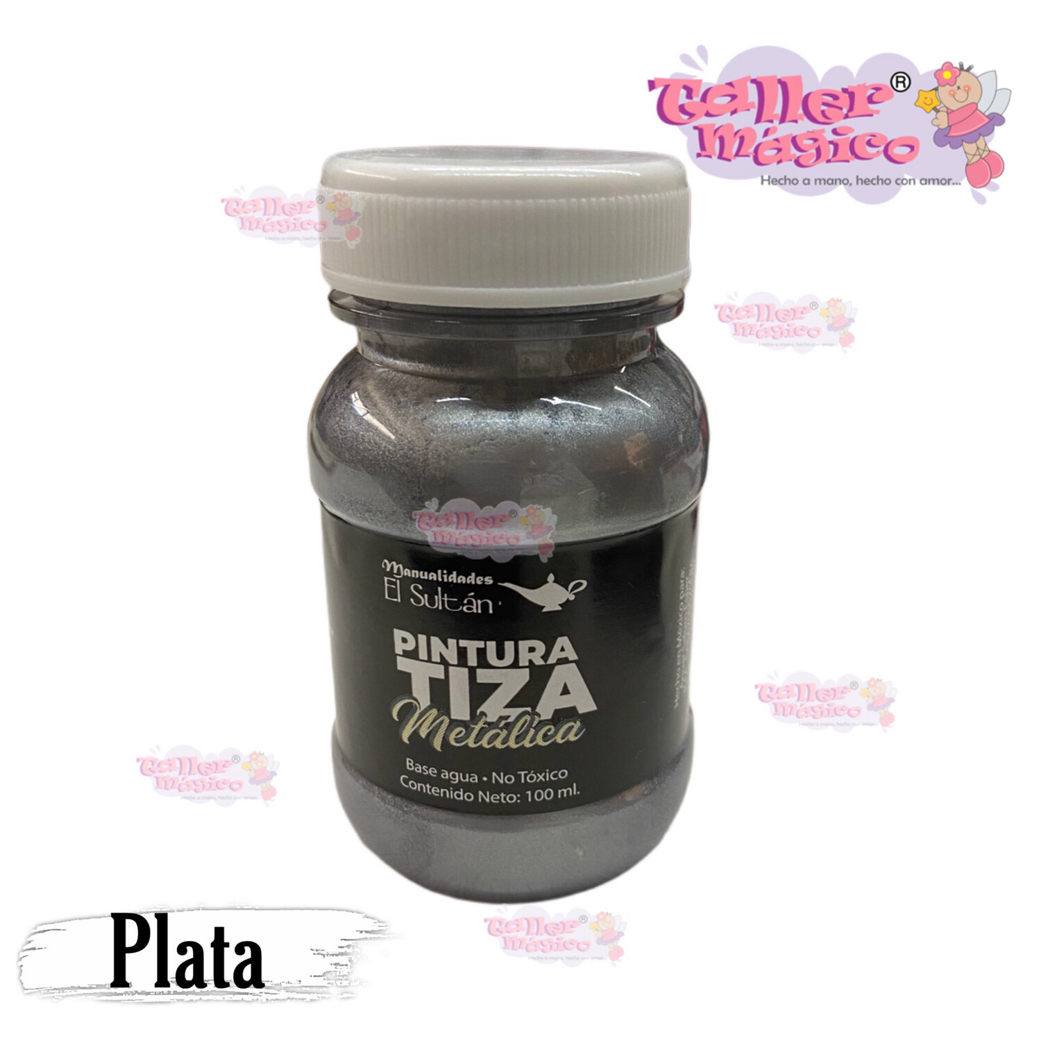 TIZA METALICA PLATA