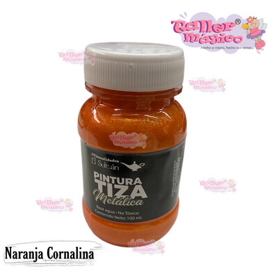 TIZA METALICA NARANJA CORNALINA