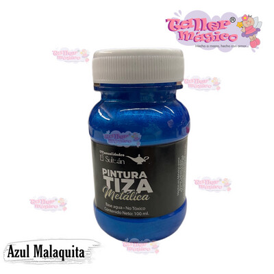 TIZA METALICA AZUL MALAQUITA