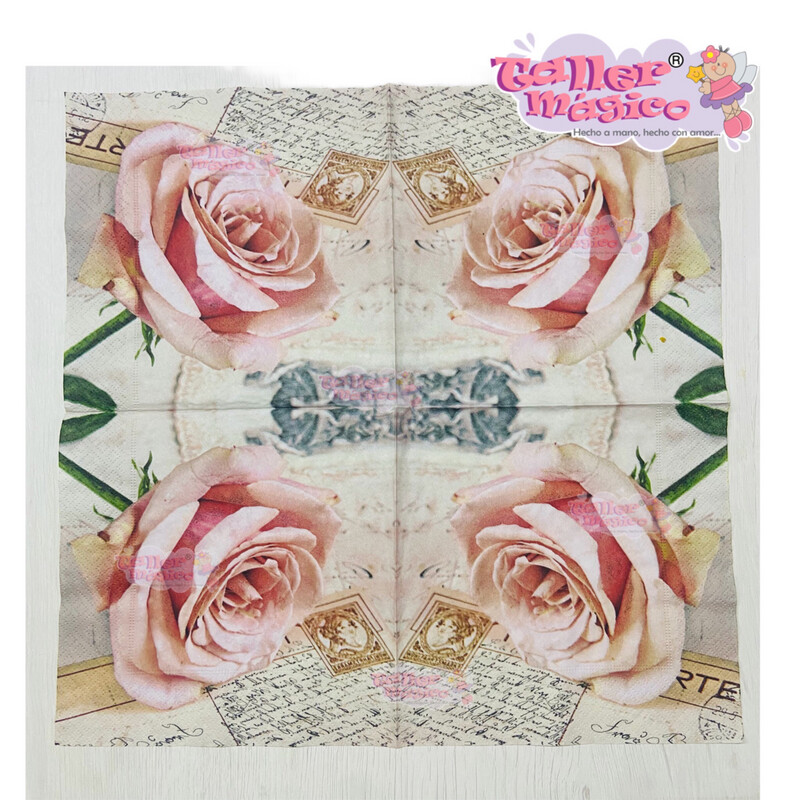 SERVILLETA ROSA