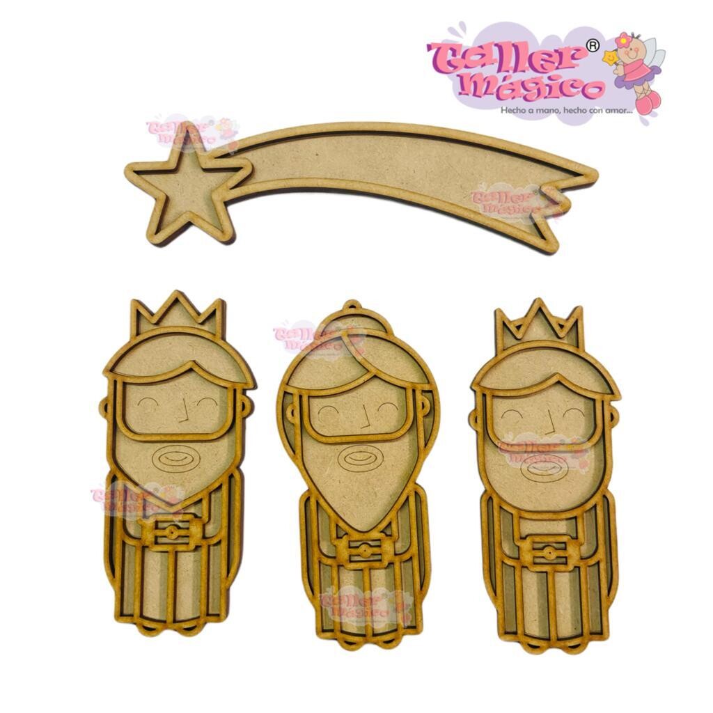 REYES MAGOS VIT 30CM
