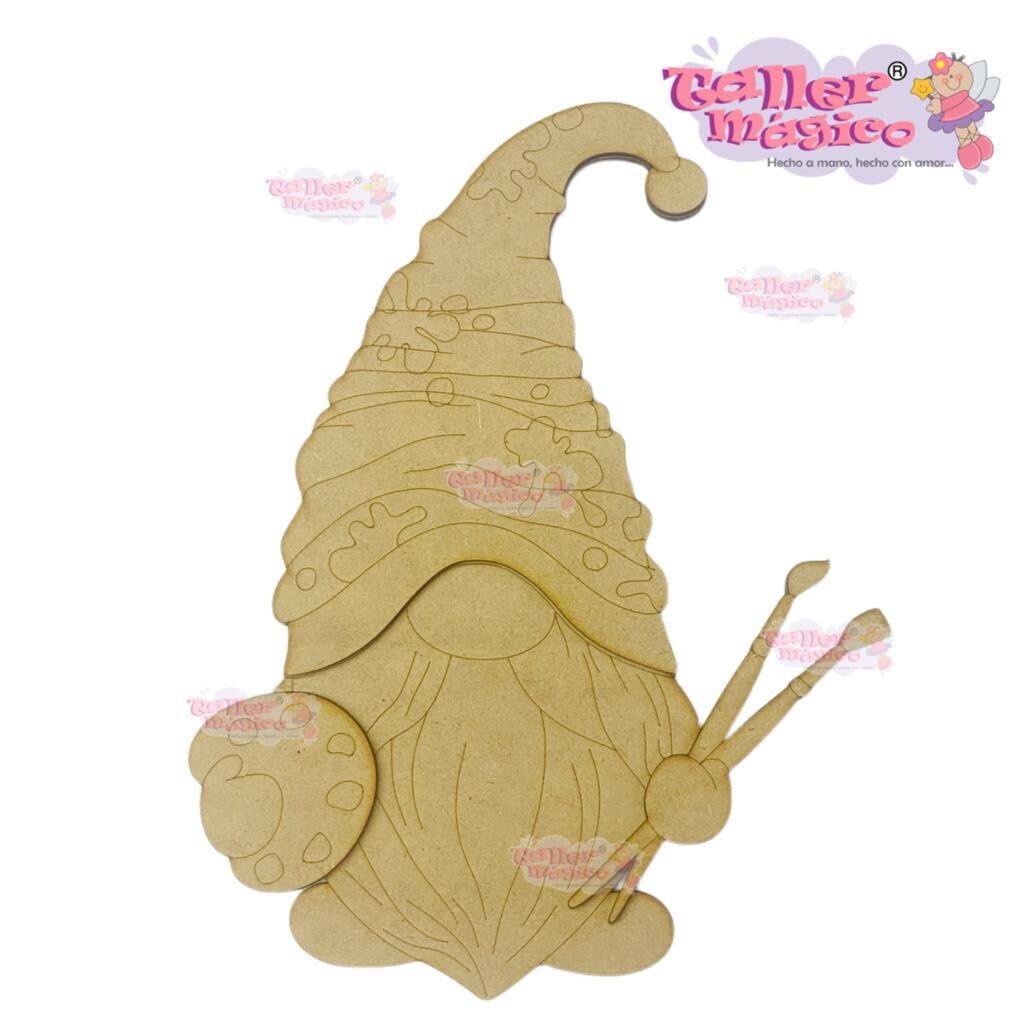 GNOMO PINTOR 15CM