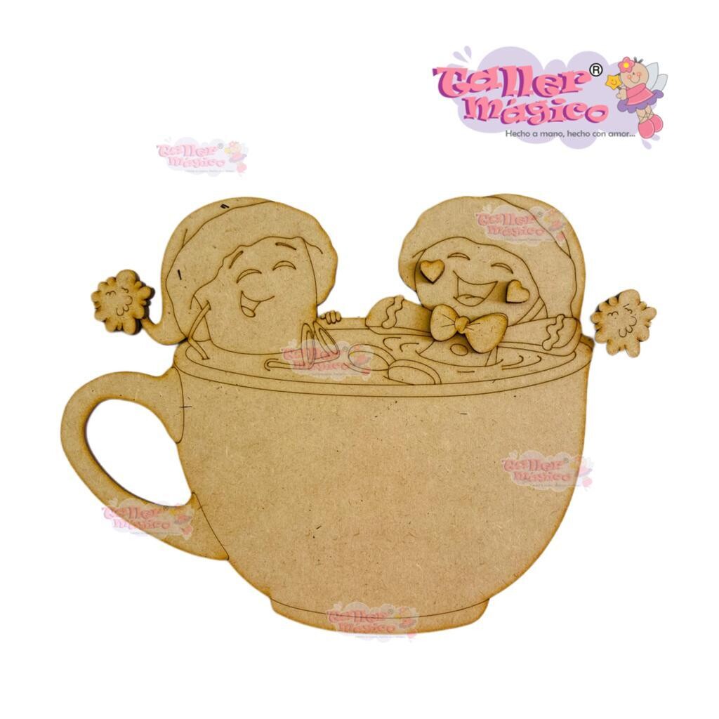 GALLETA Y BOMBON EN TAZA