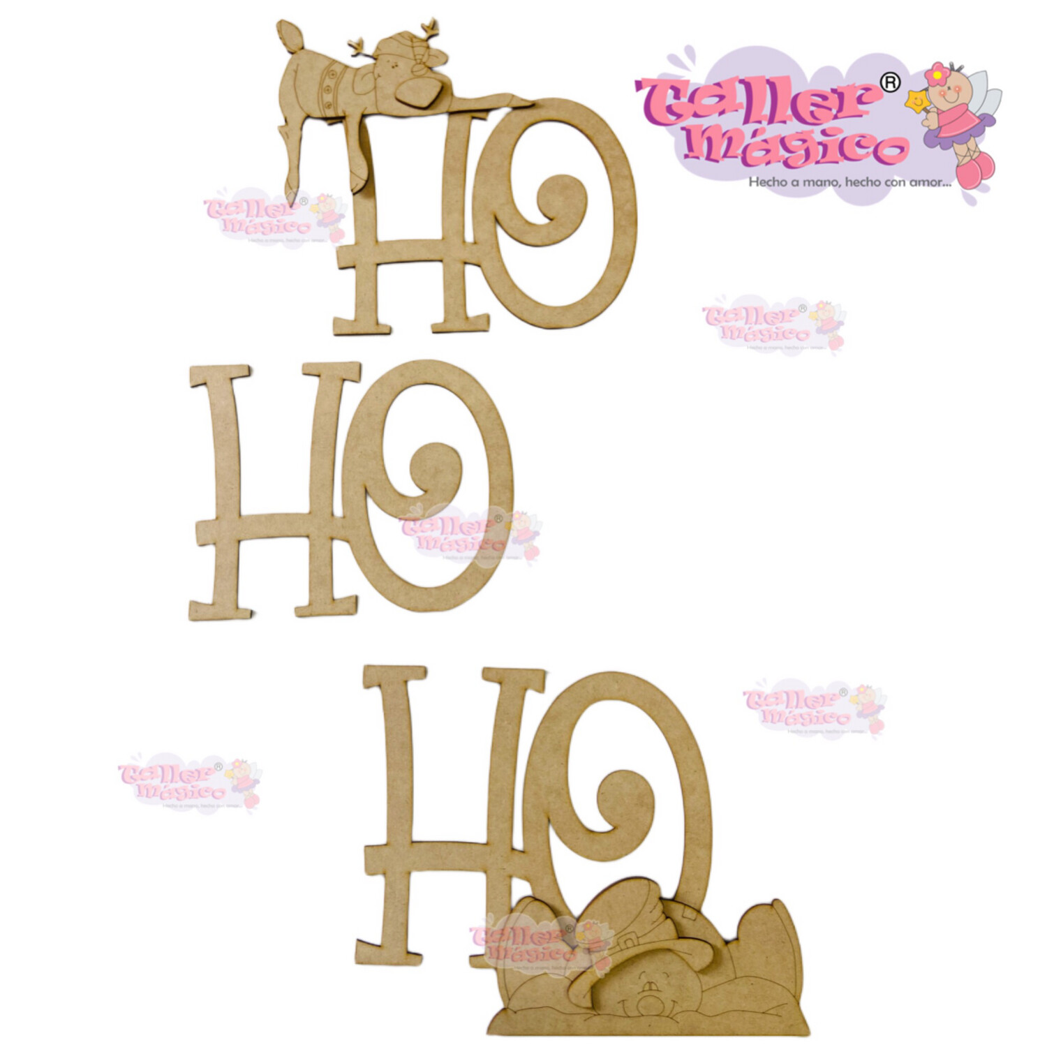 HOHOHO RENO Y MUÑECO