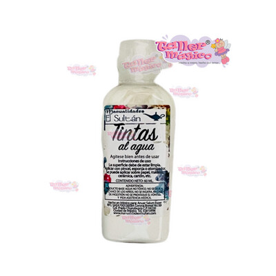 TINTA AL AGUA BLANCA 
