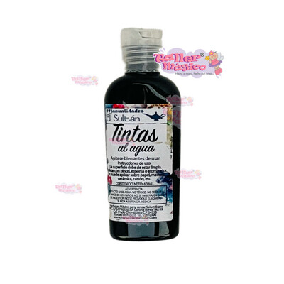 TINTA AL AGUA NEGRO