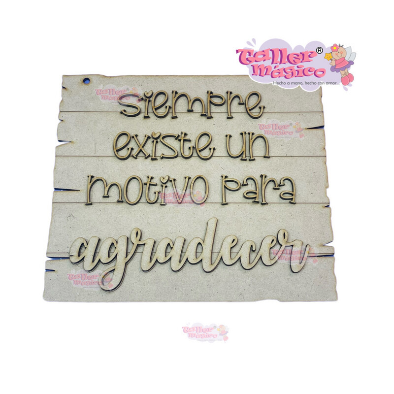 SIEMPRE EXISTE UN MOTIVO 20cm