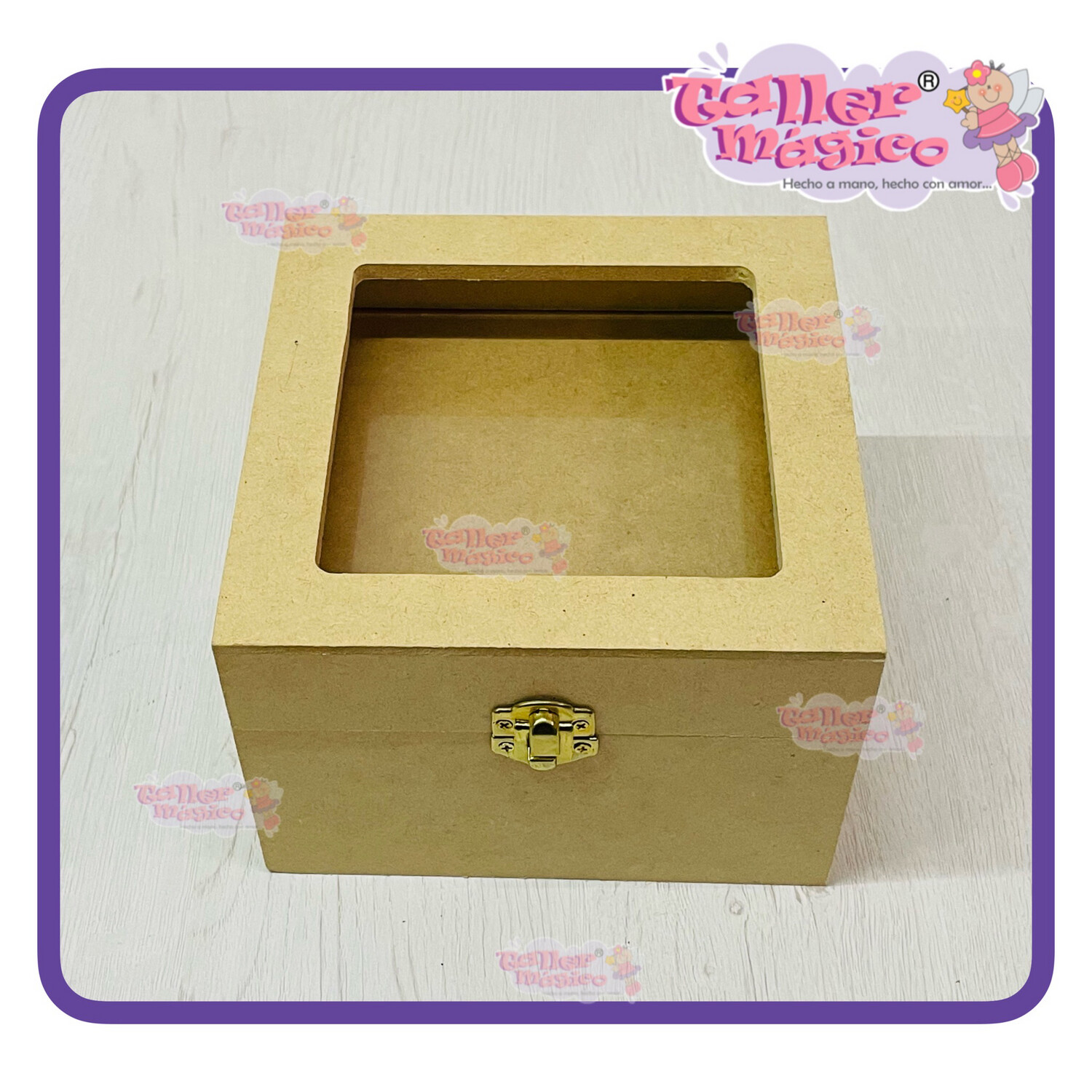CAJA TAPA CON VIDRIO