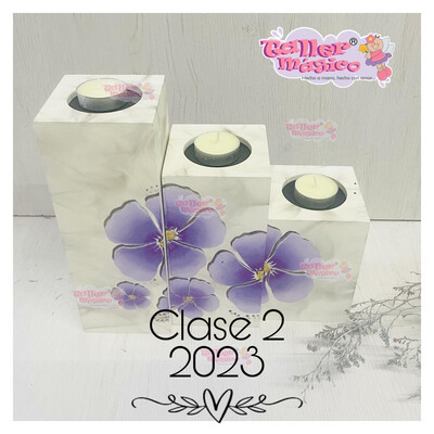 CLASE 2-ENERO-2023 PORTA VELAS