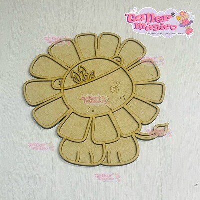 LEONSITO COLORIDO VITRAL 30CM LEONSITO COLORIDO VITRAL 30CM