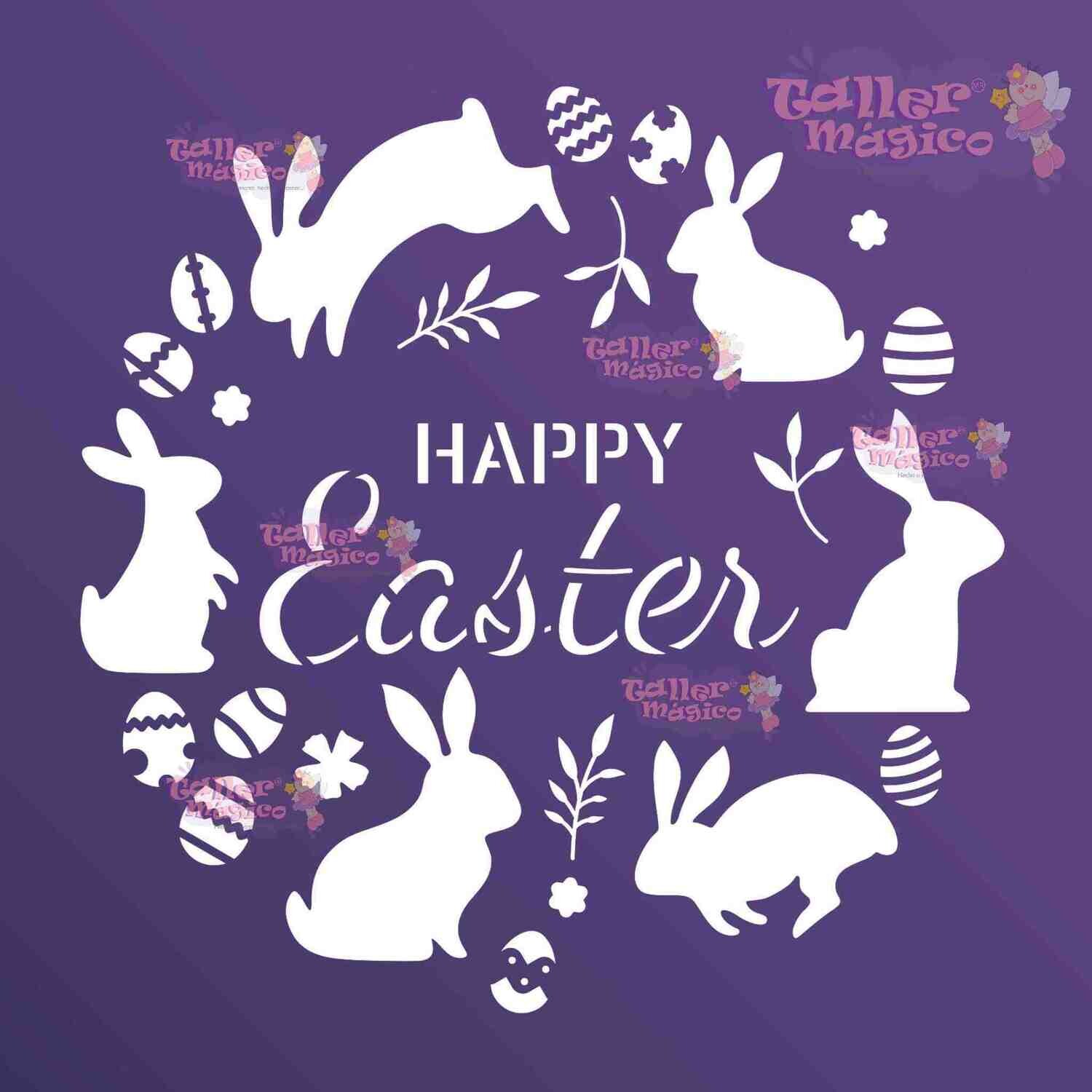HAPPY EASTER CIRCLE 1313163