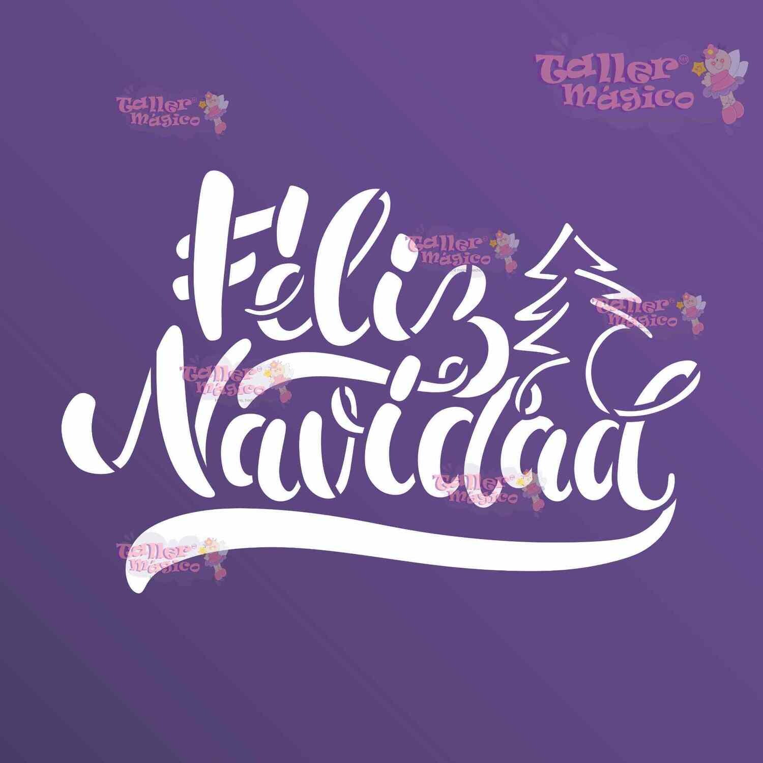 FELIZ NAVIDAD 17CM