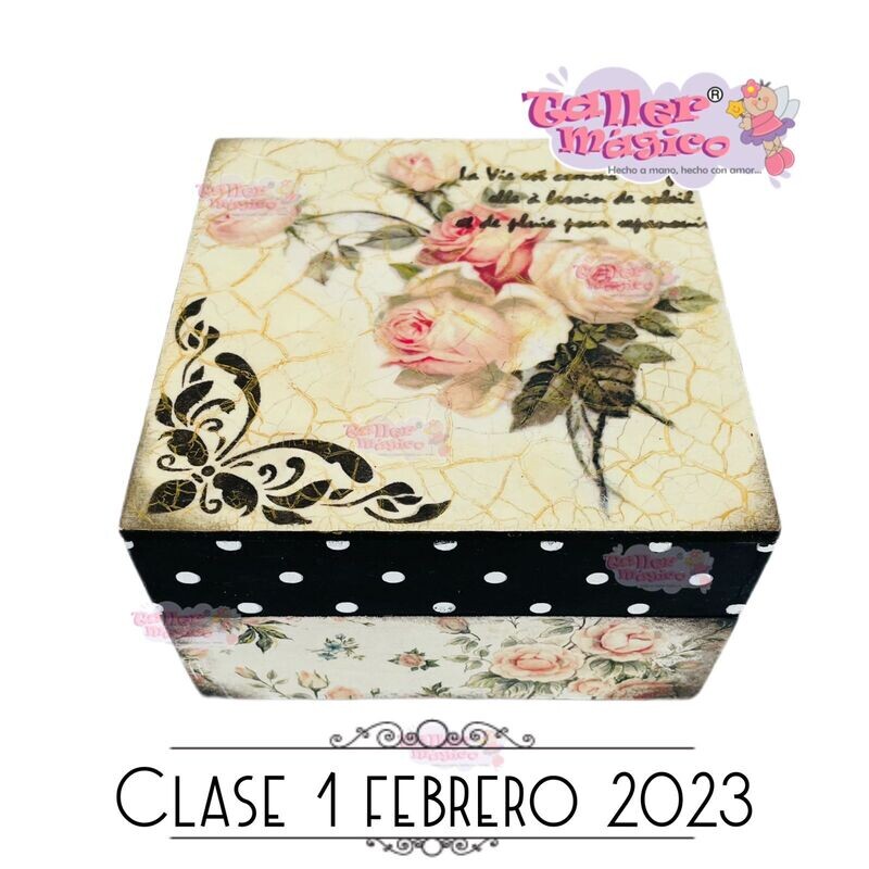 CLASE 1 FEBRERO 2023 CAJITA DECOUPAGE