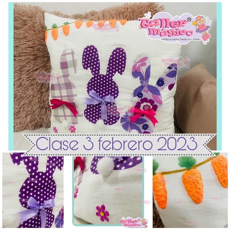 CLASE 3 FEBRERO 2023 COJIN CONEJOS