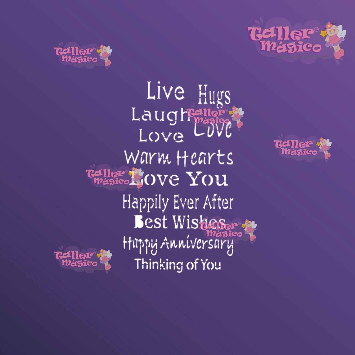 FRASES BEST WISHES 1020057