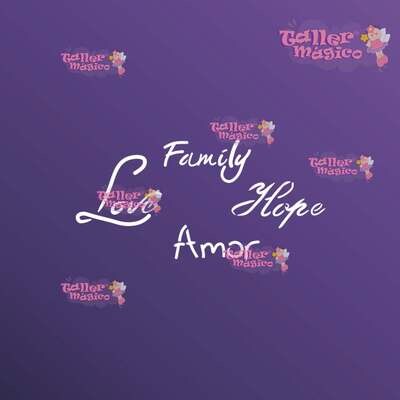 LOVE FAMILY LETRAS 1020022