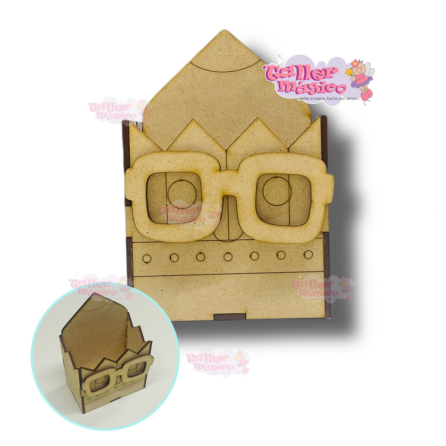 LAPICERA LAPIZ LENTES 10X6X15CM