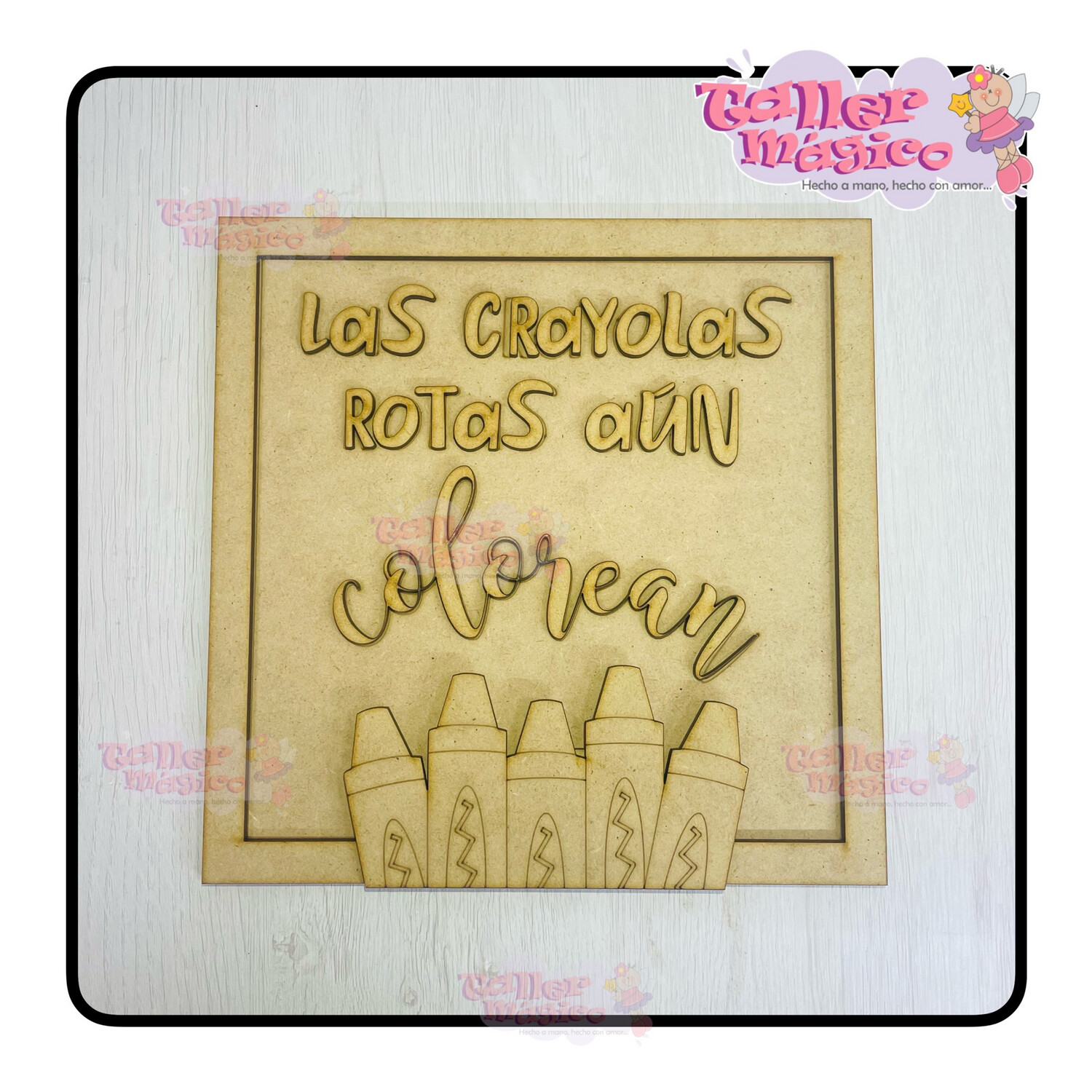 LAS CRAYOLAS ROTAS (20cm)